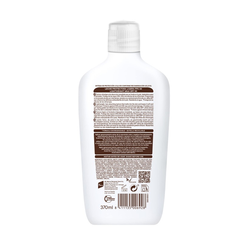 ECRAN SUNNIQUE protective milk SPF30 370 ml