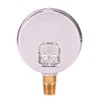 MEASUREMAN Pressure Gauge 1/4 NPT, 0-100psi/kPa Glycerin Filled Pressure Gauge