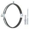 PATIKIL 8"/200mm Split Ring Pipe Hanger, Heavy Duty Adjustable Pipe