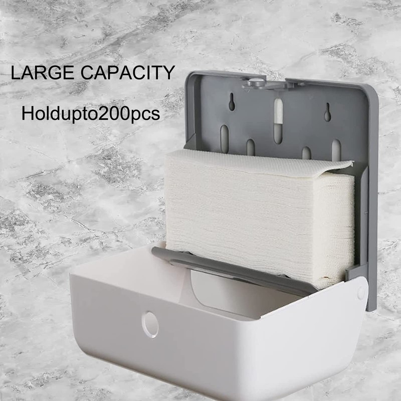 Paper Towel Dispenser - Wall Mounted Tissue Dispenser - Paper