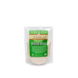 Kazana Long Grain White Rice, 100% USDA Organic, 16oz (453g) (1 pack)