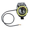Projector Lens Motorcycle LED Headlight Front Extraposition Light Angel Eye