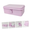 Tofficu Metal Toolbox Organizer Sturdy Tool Storage Case for Garage