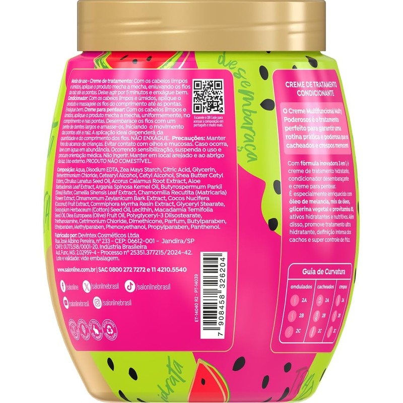 Salon Line - Linha Multy (Poderosos) - Creme 3 em