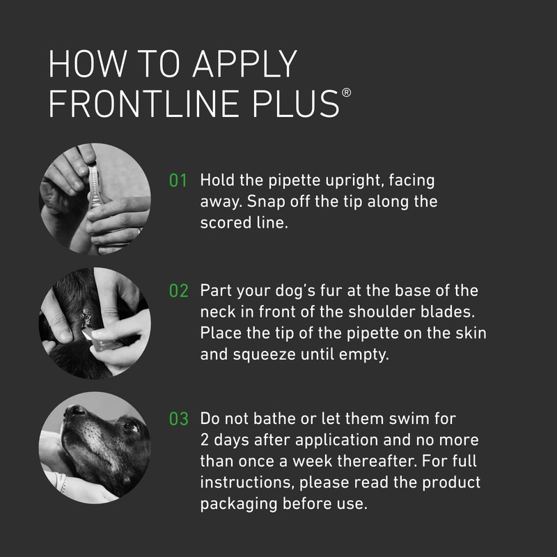 FRONTLINE FRONTLINE Plus Flea & Tick Treatment for Large Dogs