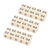30PCS 6 Sided Number Dice 15.5mm Multiple Of 2 Number
