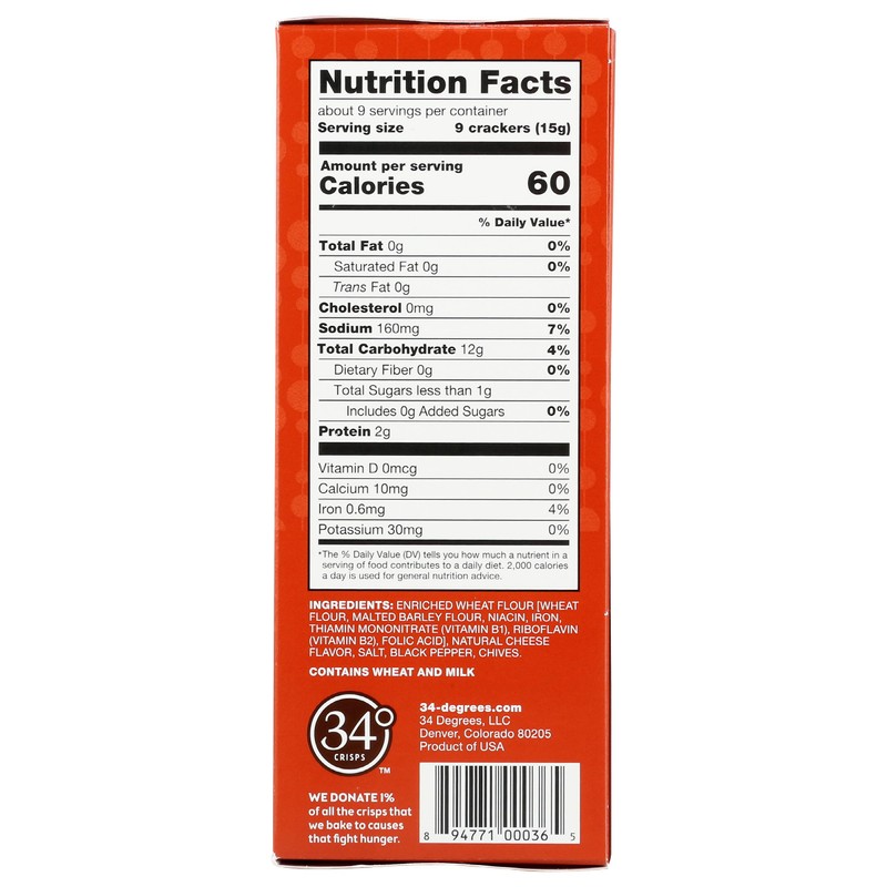 34 Degrees Crisps | Cracked Pepper Crisps | Thin, Light