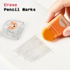 Sooez 12 Pack Pencil Erasers with Clean up Roller, Cute