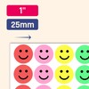 600 Pieces, 1 inch - Smiling Happy Smile Face Stickers