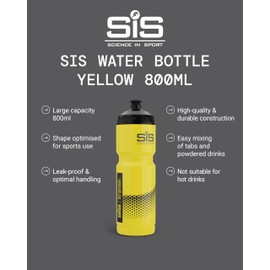 SIS 800ml Narrow Neck Bottle Yellow - Yellow, 800ml