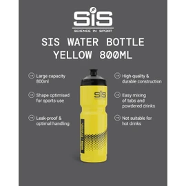 SIS 800ml Narrow Neck Bottle Yellow - Yellow, 800ml