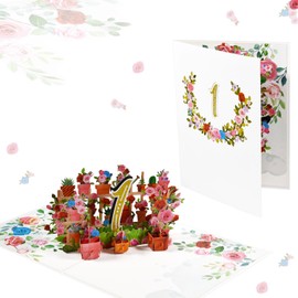 scicent Birthday Card, Anniversary Card with Envelope, Pop Up Card for Birthday, 3D Birthday Card for Women's Birthdays, Wedding, Valentine's Day, Wedding Card, Creative Anniversary Cards - 31803