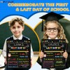 Double-Sided First Day of School Chalkboard Board, 12×10 Inch