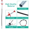 BUXIMN 2.95Ft Drain Clog Remover, Snake Drain Clog Removal Tool