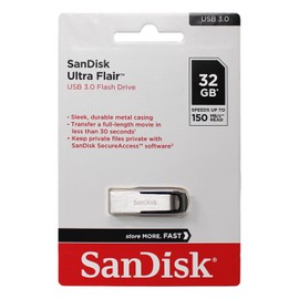 SanDisk SDCZ73-032G-GC46 32GB Ultra Flair USB 3.0 Flash Drive and Cloud