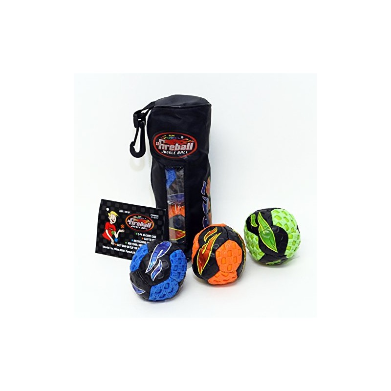 fun gripper - Juggling Ball Set Fireball Design for Beginners