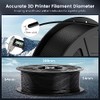 SUNLU Filamento PLA, Filamento Impresora 3D ±0.02mm, 1KG (Negro)