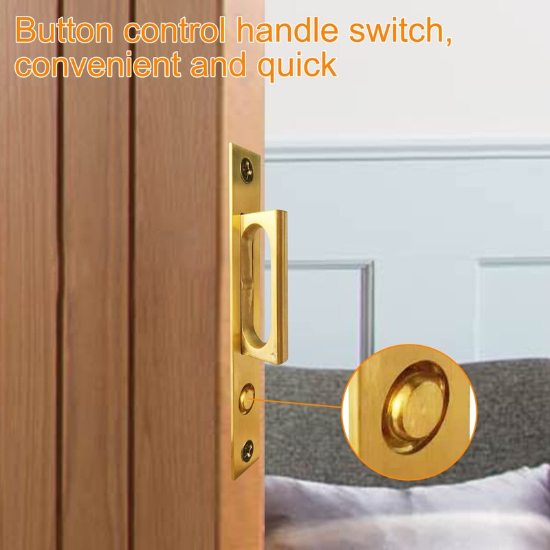 senharvest Pocket Door Edge Pull - Sliding Door Pull Handles