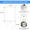 5X7 Waterproof Picture Frame for Grave, Acrylic Outdoor Picture Frame,