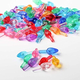Factory Direct Craft Mini Acrylic Christmas Light Twist Bulbs | 300 Pieces