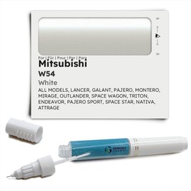 Genuine Colors Paint Pen White W54 for Mitsubishi Lancer Galant Pajero Montero Mirage Outlander Space Wagon Triton Endeavor Sport Star NATIVA ATTRAGE