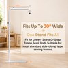 Zgrao Workstand with Side Clamp, Adjustable Cross Stitch Floor Stand,