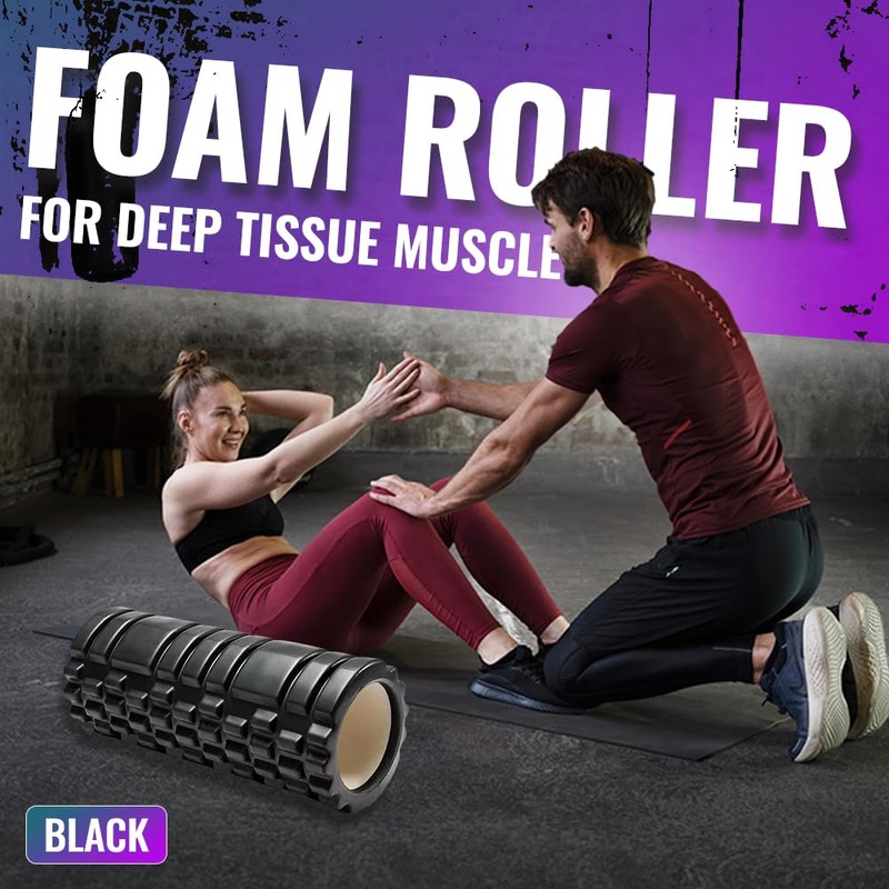 Foam Roller for Deep Tissue Muscle Massage | Fitness Gym