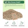 Vbeijll 50g 40 pcs Kraft Clay Desiccant Packs, Food Safe