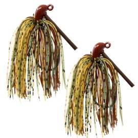 Reaction Tackle Tungsten Flipping Jig for Bass Fishing - 3/4 oz Camo Craw
