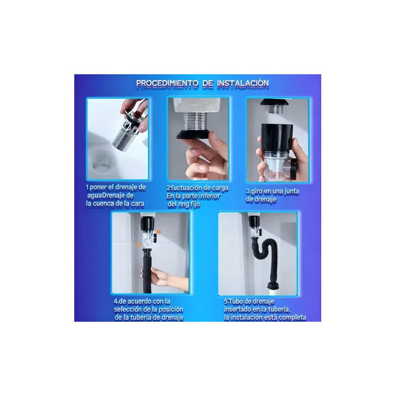Caspol Con Sistema Antiolor Y Pulsador Automático De Fregado