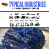 Lubricant Grease Superkote 2000 Multipurpose/Lithium Complex/Lubricant/EP/High Temp/Industry/Automotive/Blue Grease / 1lb