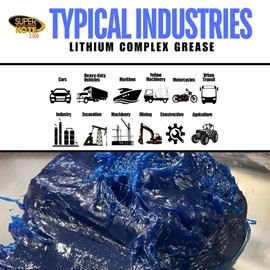 Lubricant Grease Superkote 2000 Multipurpose/Lithium Complex/Lubricant/EP/High Temp/Industry/Automotive/Blue Grease / 1lb