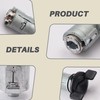 Ignition Switch Lock Cylinder & Door Lock Cylinder Set Compatible