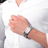 Iflytree Men Stainless Steel Religious Cross Our Father Bible Lord's