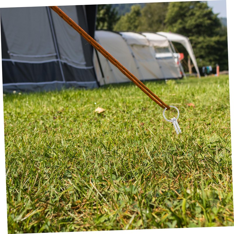 KOMBIUDA 10pcs Ground Anchor Heavy Duty Tent Pegs Camping Tent