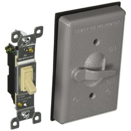 Hubbell 5121-0 GRAY WP COVER/SWITCH