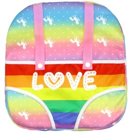 SOTOGO Baby Doll Carrier Doll Backpack Carrier for American Doll 15 Inch to 18 Inch Dolls, Love Style