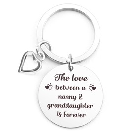 Kolovki Nanny Gifts,Nanny Christmas Gifts,Gifts for Nanny,Nanny Birthday Gifts,Nanny Gifts from Grandchildren,Best Nanny Gifts,Gifts for Nanny Christmas,Nanny Keyring,Nanny Mothers Day Gifts