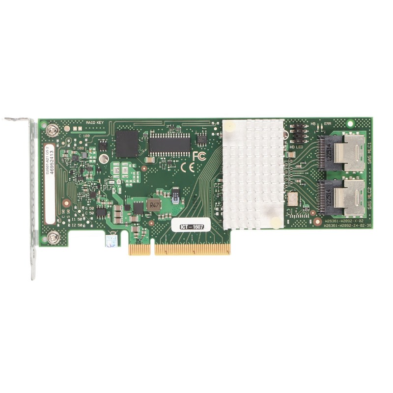 RAID Controller Card 6Gbps 2 SAS SSF 8087 PCIe Interface