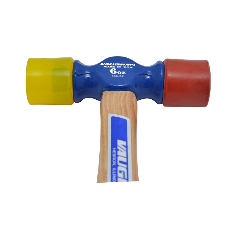 Soft Face Hammer, 6 oz, 10-1/2" L