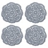 sourcing map Crochet Doilies, 4Pcs 4" - Cotton Woven Fabric
