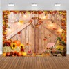 CHAIYA 7x5ft Thanksgiving Photography Backdrop Autumn Harvest Backdrop Thanksgiving Barn