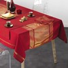 Douceur d'Intérieur ELEGANCIA 3 Napkins, Red/Gold, 40 x 40 cm