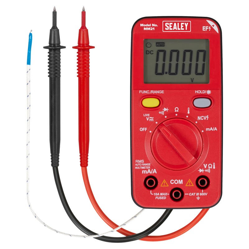 Sealey 10-Function Professional Auto-Ranging Digital Multimeter - MM21