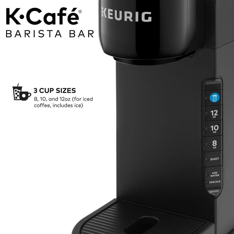Keurig K-Café Barista Bar Single Serve Coffee Maker, with 3