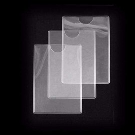 SMCU 6Pack Social Security Card Holder Protector Sleeves, Clear PVC Soft Waterproof Medicare Card Protector Credit Card, Business Card, Heavy Duty Card Sleeves