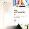 Housoutil Beige Square Lampshade, E27 Lampshade, Floor Lamp, Square, for