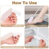 Toe Cleaning Brush, Foot Brush in Shower with 6Pcs Soft