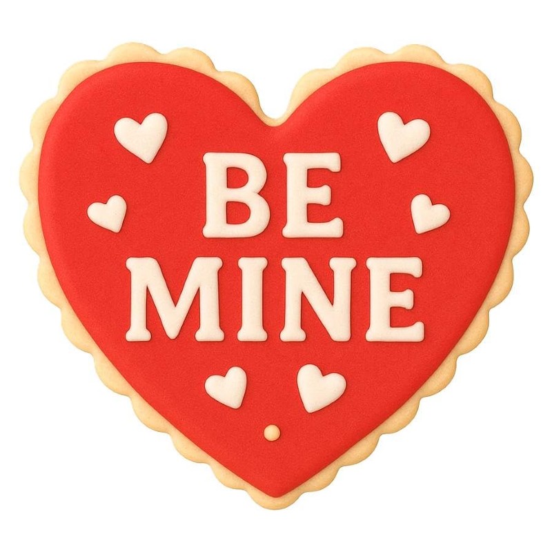 Fluted Heart 4 Inch Cookie Cutter from The Cookie Cutter