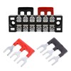 VILLCASE 20pcs 3-Postion Jumper Block Terminal Strips, Fork Type Terminal